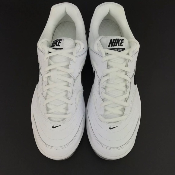 🔴SOLD Nike Men's Court Lite White Tennis Shoes Sz - Picture 7 of 8